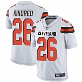 Nike Men & Women & Youth Browns 26 Derrick Kindred White NFL Vapor Untouchable Limited Jersey,baseball caps,new era cap wholesale,wholesale hats